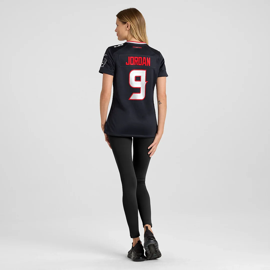 Zennovawear Brevin Jordan Houston Texans Women's Team Game Jersey - Navy