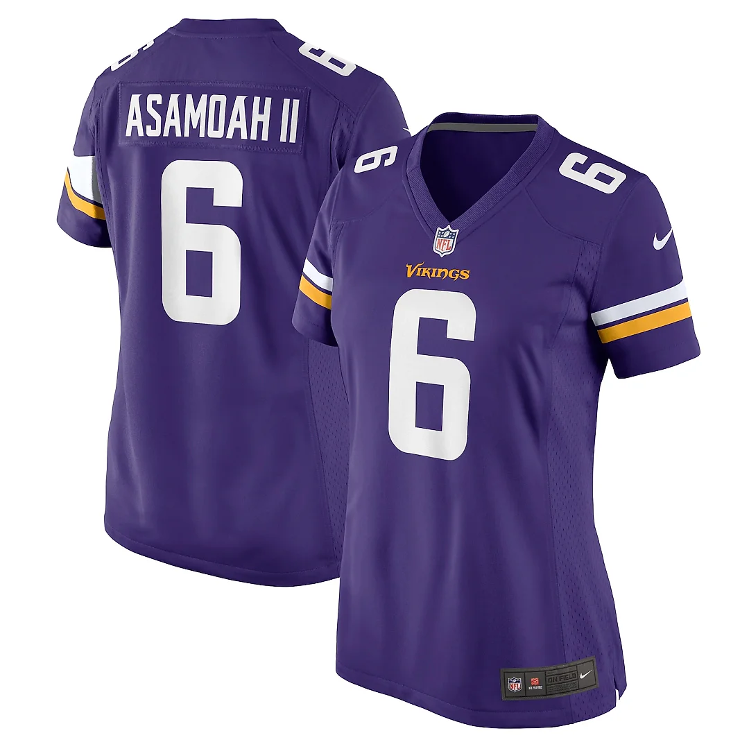 Zennovawear Brian Asamoah II Minnesota Vikings Women's Game Jersey - Purple