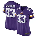 Zennovawear Brian Asamoah Minnesota Vikings Women's Player Game Jersey - Purple