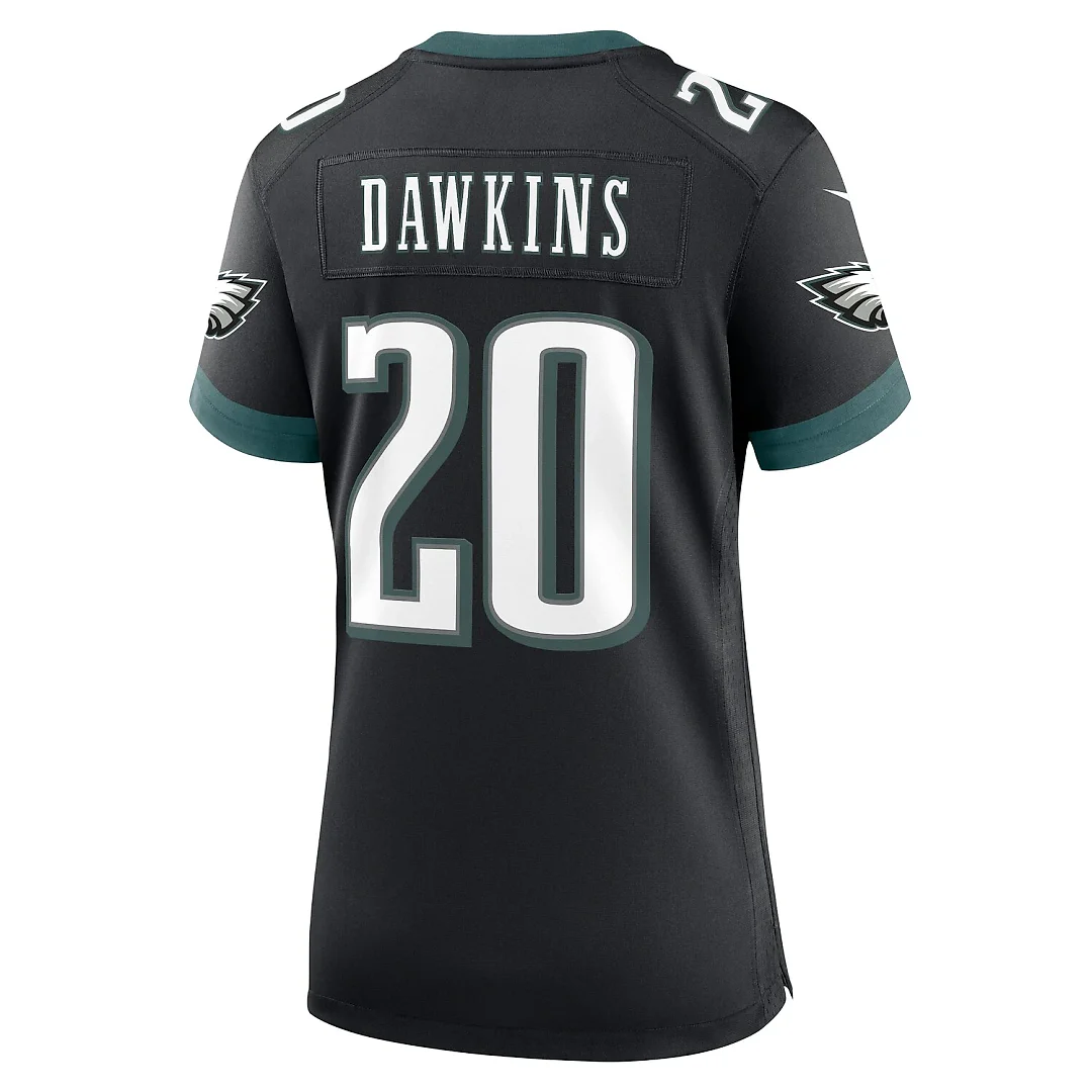 Zennovawear Brian Dawkins Philadelphia Eagles Women's Alternate Game Jersey - Black