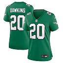 Zennovawear Brian Dawkins Philadelphia Eagles Women's Alternate Game Jersey - Kelly Green
