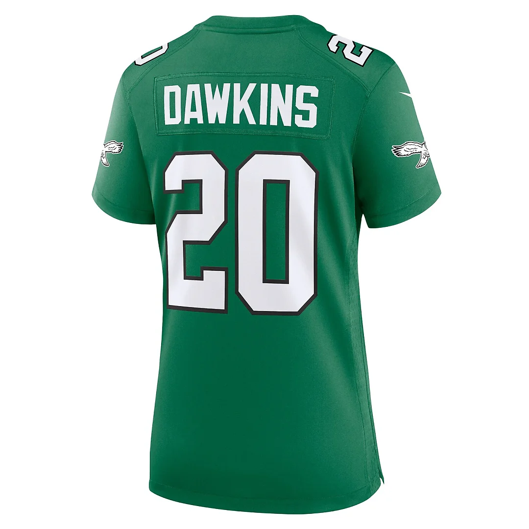Zennovawear Brian Dawkins Philadelphia Eagles Women's Alternate Game Jersey - Kelly Green