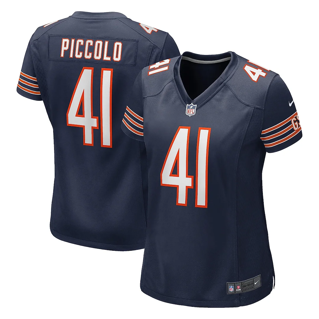 Zennovawear Brian Piccolo Chicago Bears Women's Game Retired Player Jersey - Navy