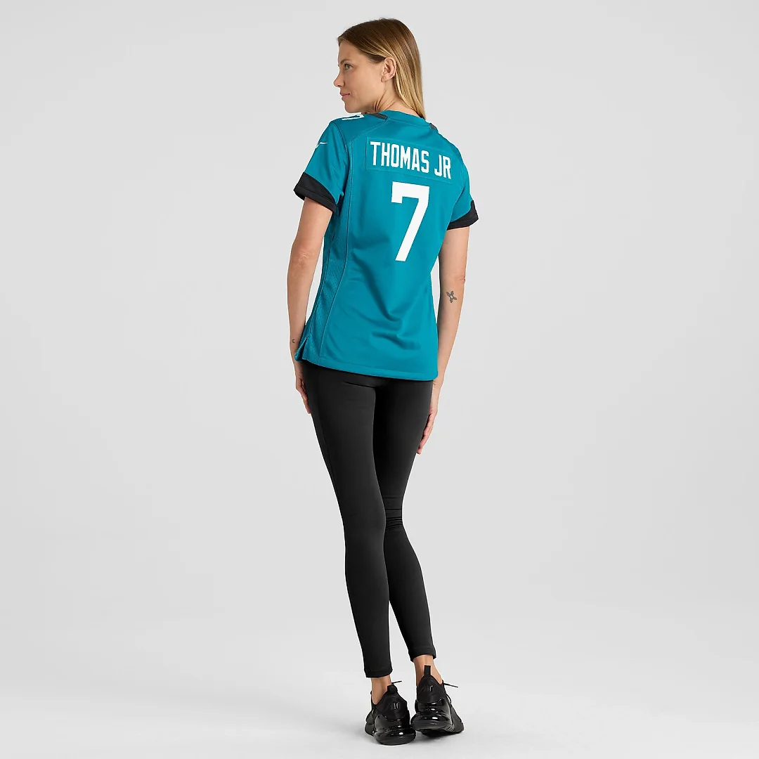 Zennovawear Brian Thomas Jr. Jacksonville Jaguars Women's Game Jersey - Teal