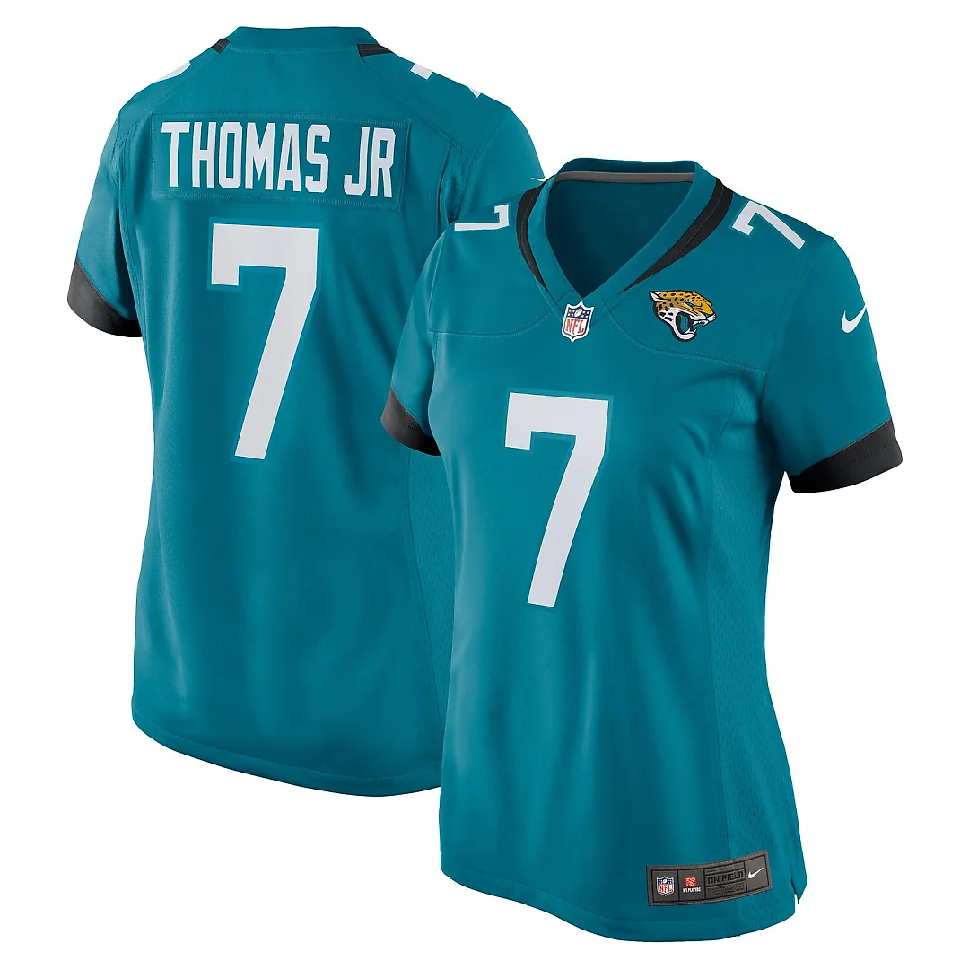 Zennovawear Brian Thomas Jr. Jacksonville Jaguars Women's Game Jersey - Teal