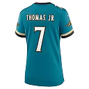 Zennovawear Brian Thomas Jr. Jacksonville Jaguars Women's Prowler Throwback Game Jersey - Teal