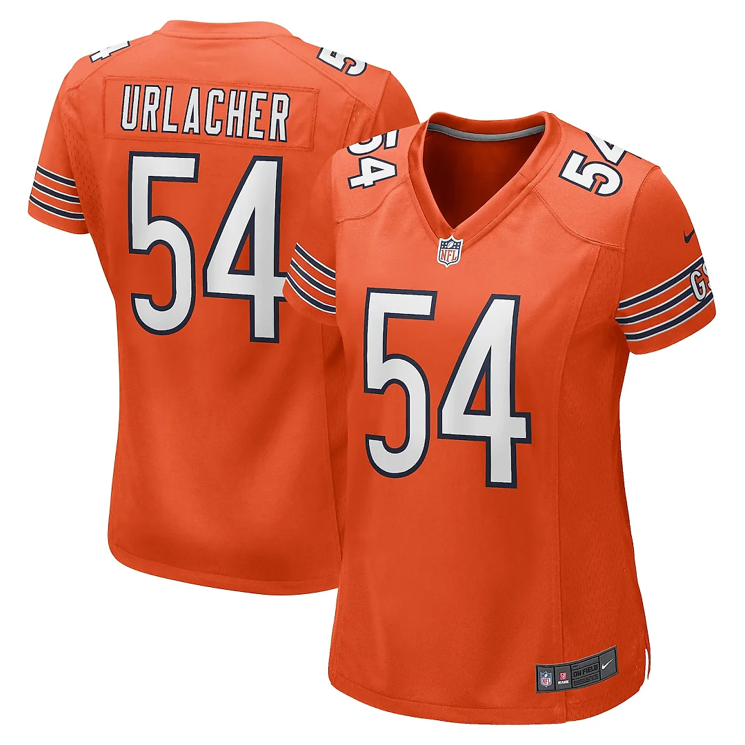 Zennovawear Brian Urlacher Chicago Bears Women's Retired Player Jersey - Orange