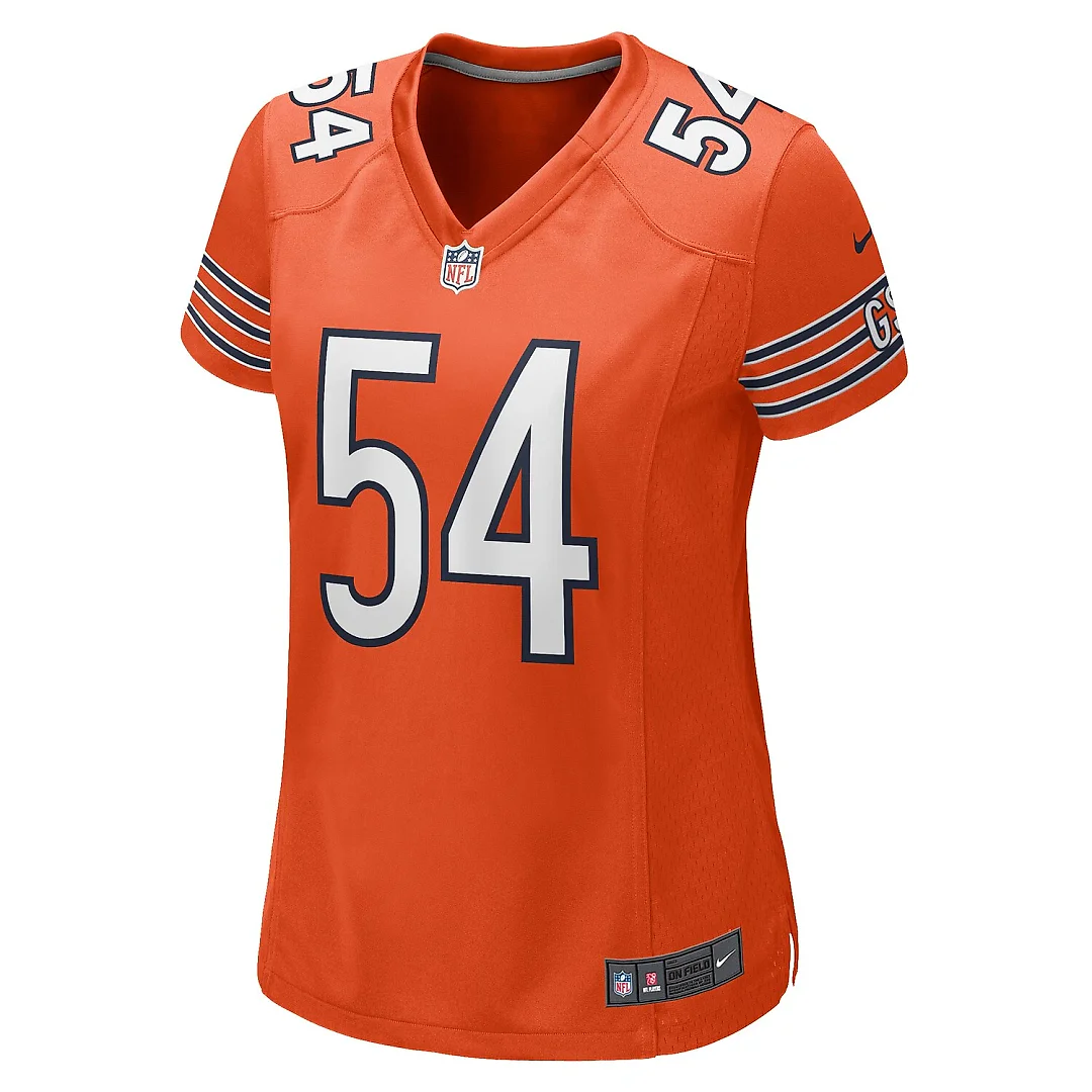 Zennovawear Brian Urlacher Chicago Bears Women's Retired Player Jersey - Orange