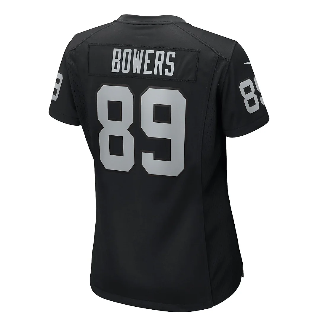 Zennovawear Brock Bowers Las Vegas Raiders Women's Team Game Jersey - Black