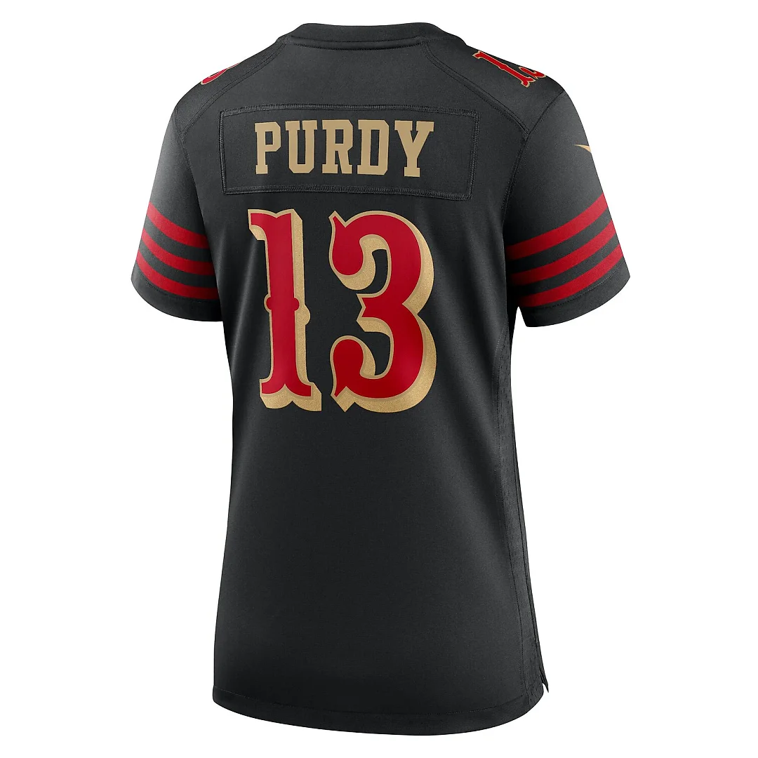Zennovawear Brock Purdy San Francisco 49ers Women's 2025 Rivalries Collection Game Jersey - Black