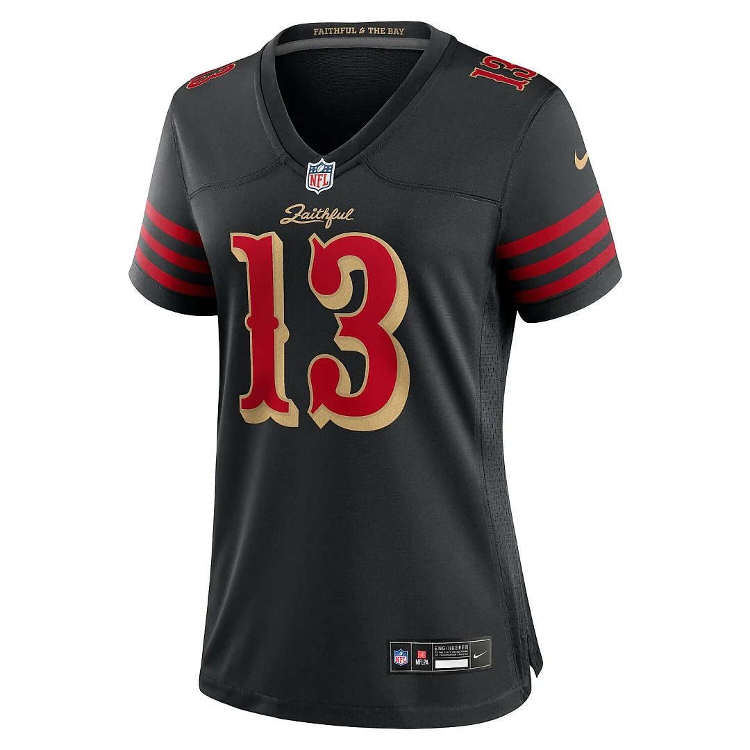Zennovawear Brock Purdy San Francisco 49ers Women's 2025 Rivalries Collection Game Jersey - Black