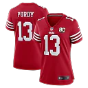 Zennovawear Brock Purdy San Francisco 49ers Women's 80th Anniversary Game Jersey - Scarlet