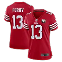 Zennovawear Brock Purdy San Francisco 49ers Women's 80th Anniversary Game Jersey - Scarlet