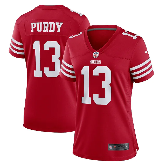 Zennovawear Brock Purdy San Francisco 49ers Women's Player Jersey - Scarlet
