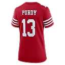 Zennovawear Brock Purdy San Francisco 49ers Women's 80th Anniversary Game Jersey - Scarlet