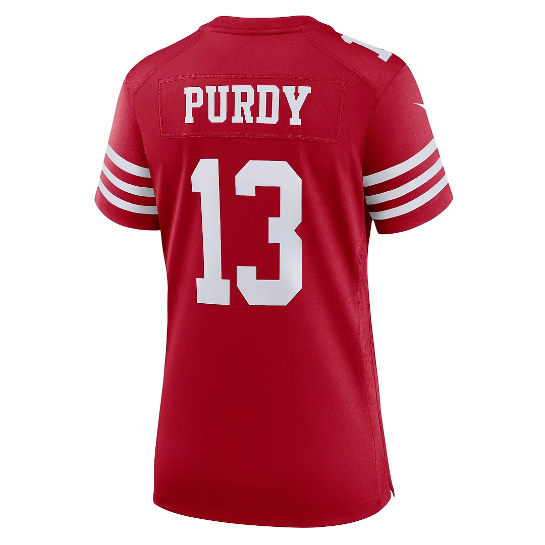 Zennovawear Brock Purdy San Francisco 49ers Women's Player Jersey - Scarlet