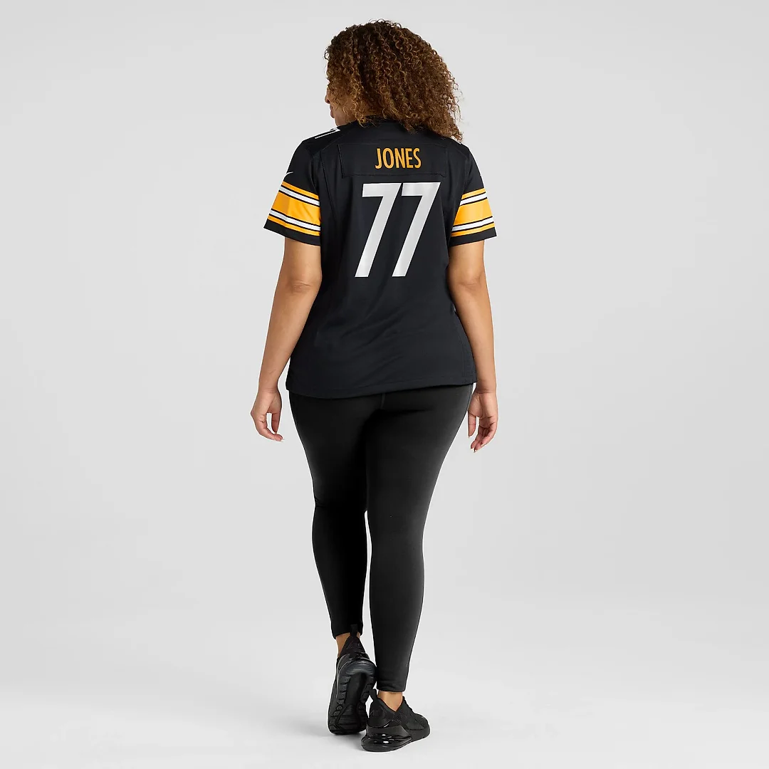 Zennovawear Broderick Jones Pittsburgh Steelers Women's Game Jersey - Black