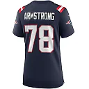 Zennovawear Bruce Armstrong New England Patriots Women's Game Retired Player Jersey - Navy