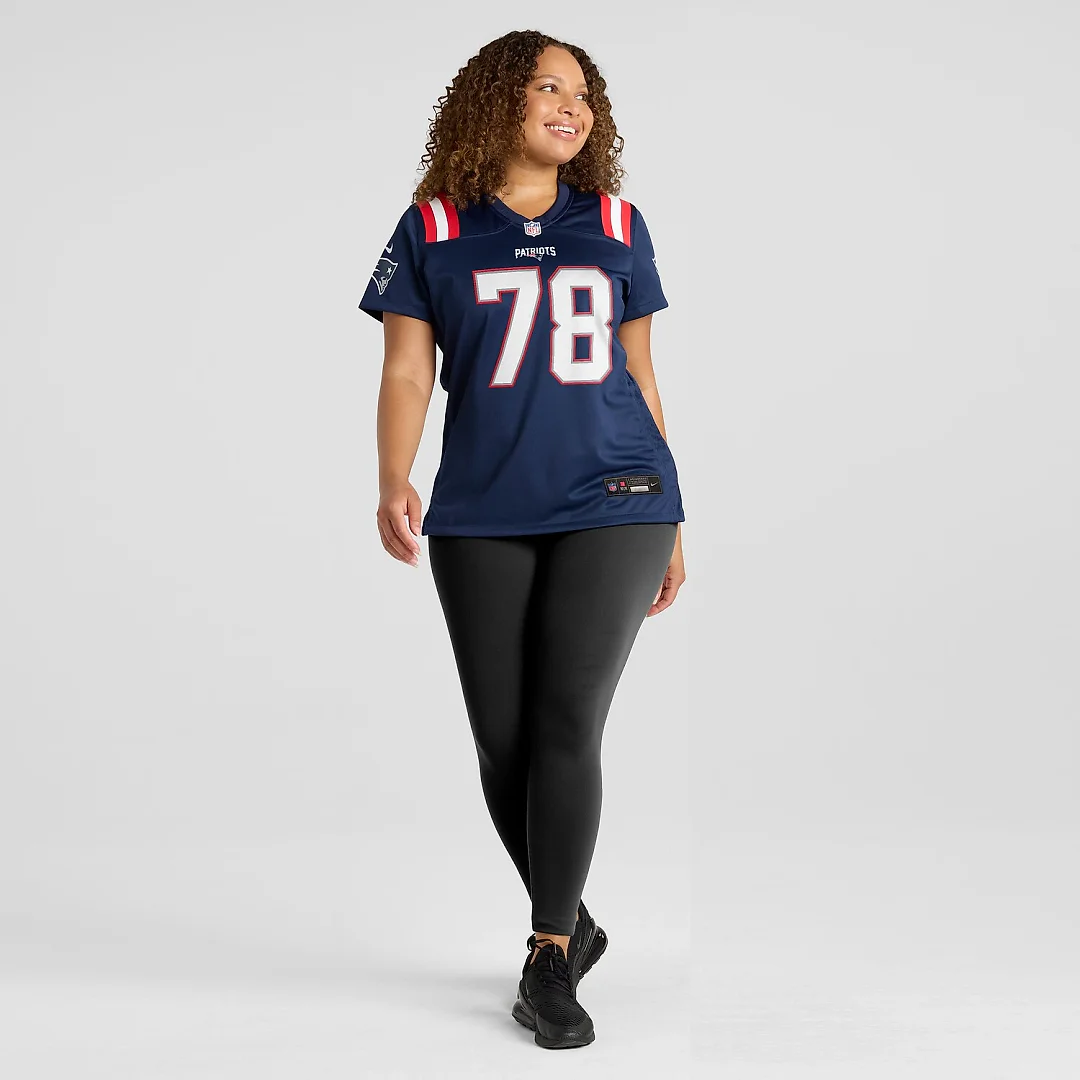 Zennovawear Bruce Armstrong New England Patriots Women's Game Retired Player Jersey - Navy