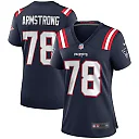 Zennovawear Bruce Armstrong New England Patriots Women's Game Retired Player Jersey - Navy