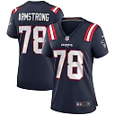 Zennovawear Bruce Armstrong New England Patriots Women's Game Retired Player Jersey - Navy