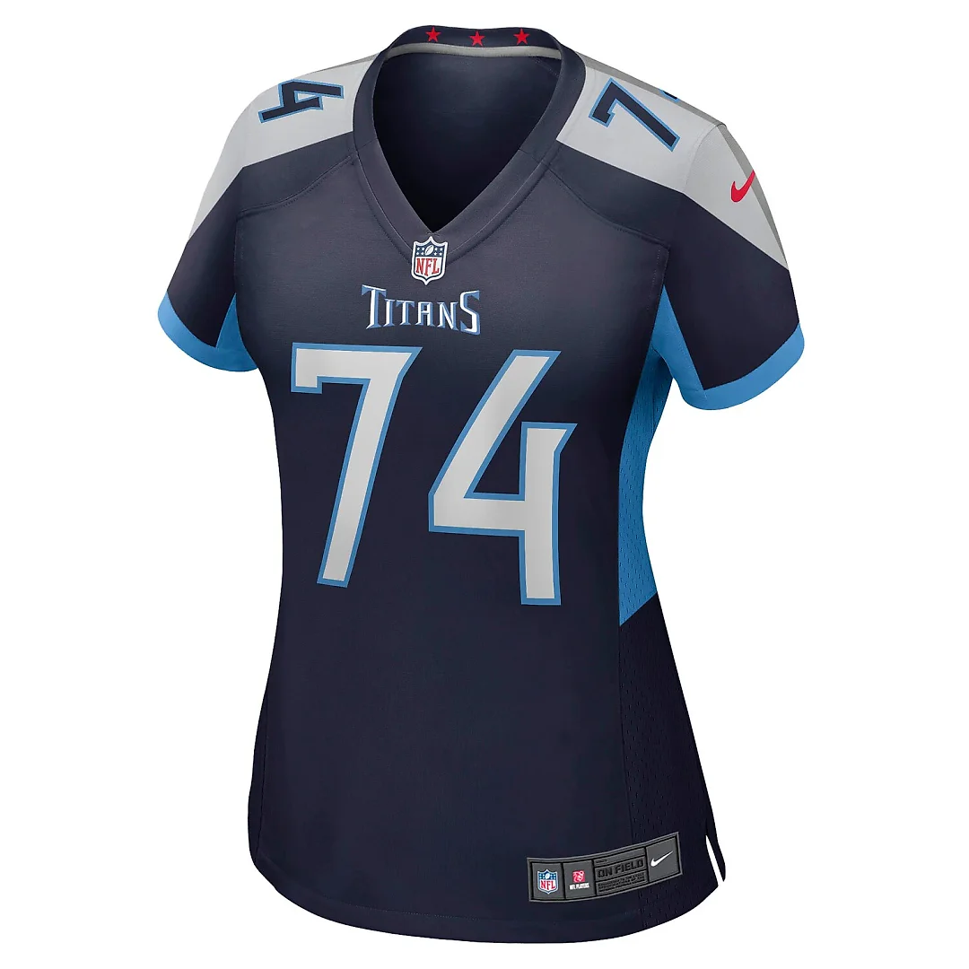 Zennovawear Bruce Matthews Tennessee Titans Women's Retired Player Jersey - Navy