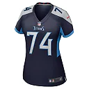 Zennovawear Bruce Matthews Tennessee Titans Women's Retired Player Jersey - Navy