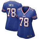 Zennovawear Bruce Smith Buffalo Bills Women's Game Retired Player Jersey - Royal
