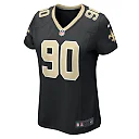 Zennovawear Bryan Bresee New Orleans Saints Women's Game Jersey - Black