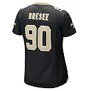 Zennovawear Bryan Bresee New Orleans Saints Women's Game Jersey - Black