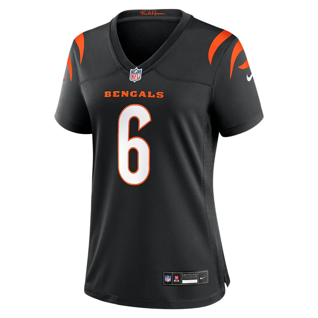 Zennovawear Bryan Cook Cincinnati Bengals Women's Team Game Jersey - Black