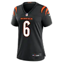 Zennovawear Bryan Cook Cincinnati Bengals Women's Team Game Jersey - Black
