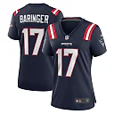 Zennovawear Bryce Baringer New England Patriots Women's Game Jersey - Navy