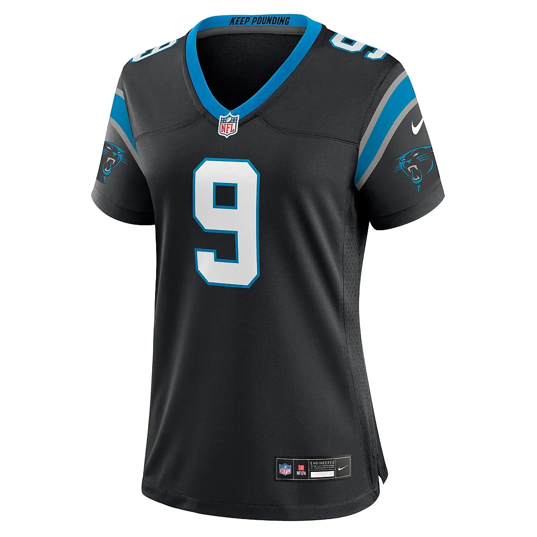 Zennovawear Bryce Young Carolina Panthers Women's Team Game Jersey - Black