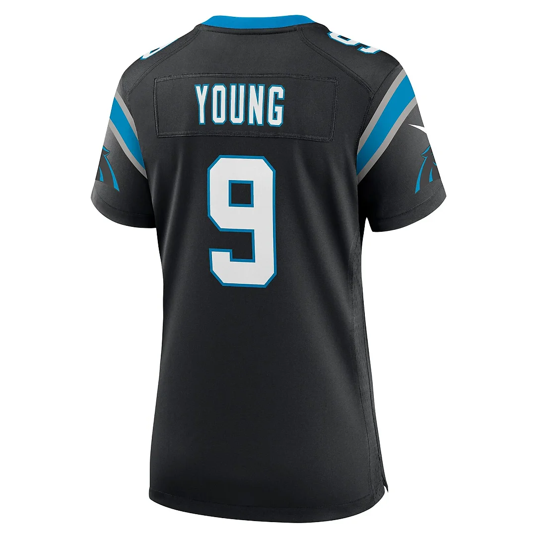 Zennovawear Bryce Young Carolina Panthers Women's Team Game Jersey - Black