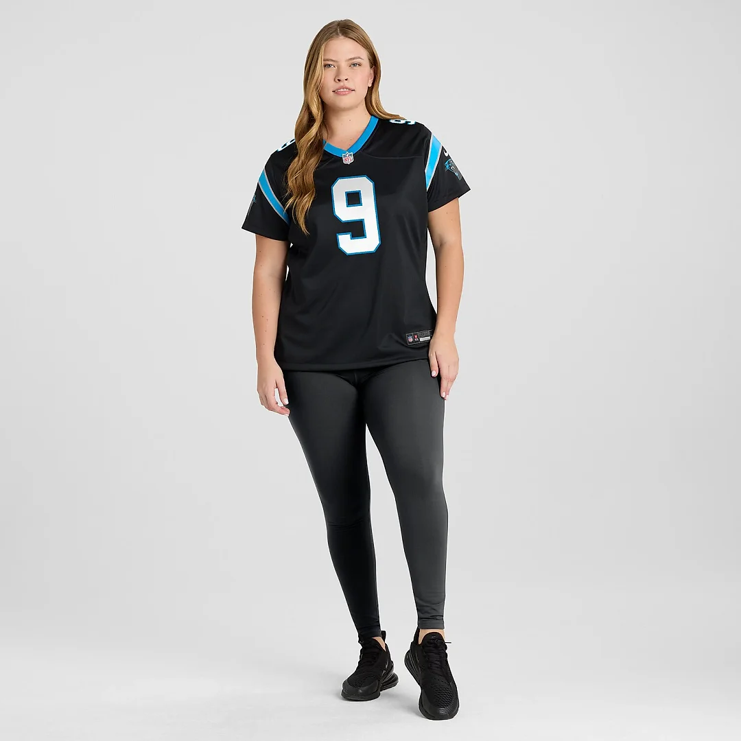Zennovawear Bryce Young Carolina Panthers Women's Team Game Jersey - Black