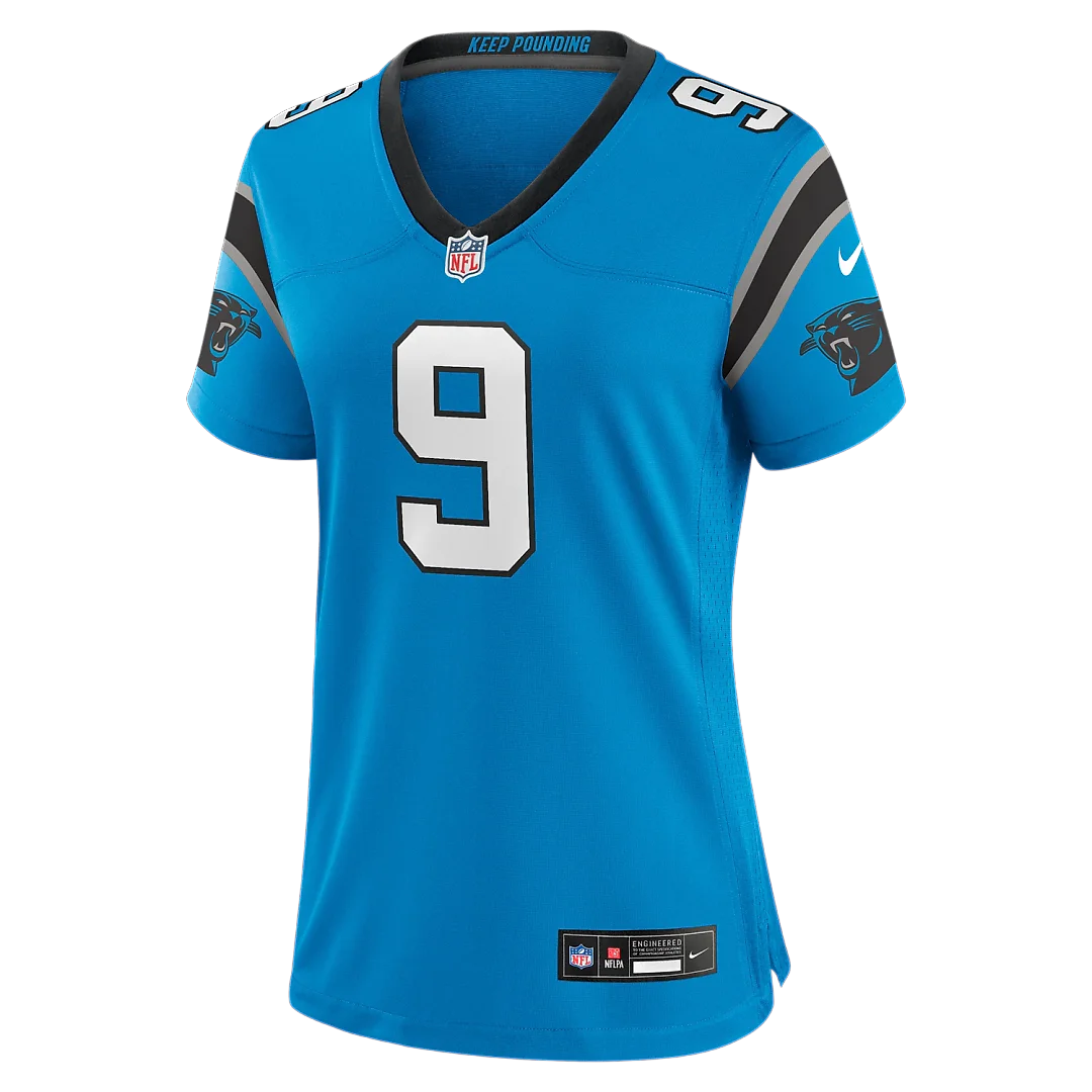Zennovawear Bryce Young Carolina Panthers Women's Player Jersey - Blue