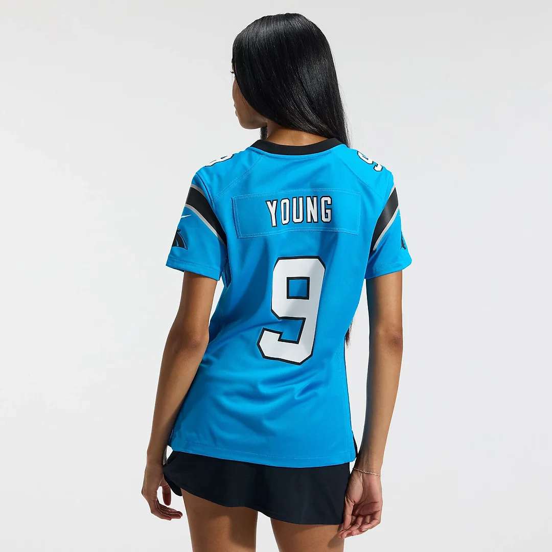 Zennovawear Bryce Young Carolina Panthers Women's Player Jersey - Blue