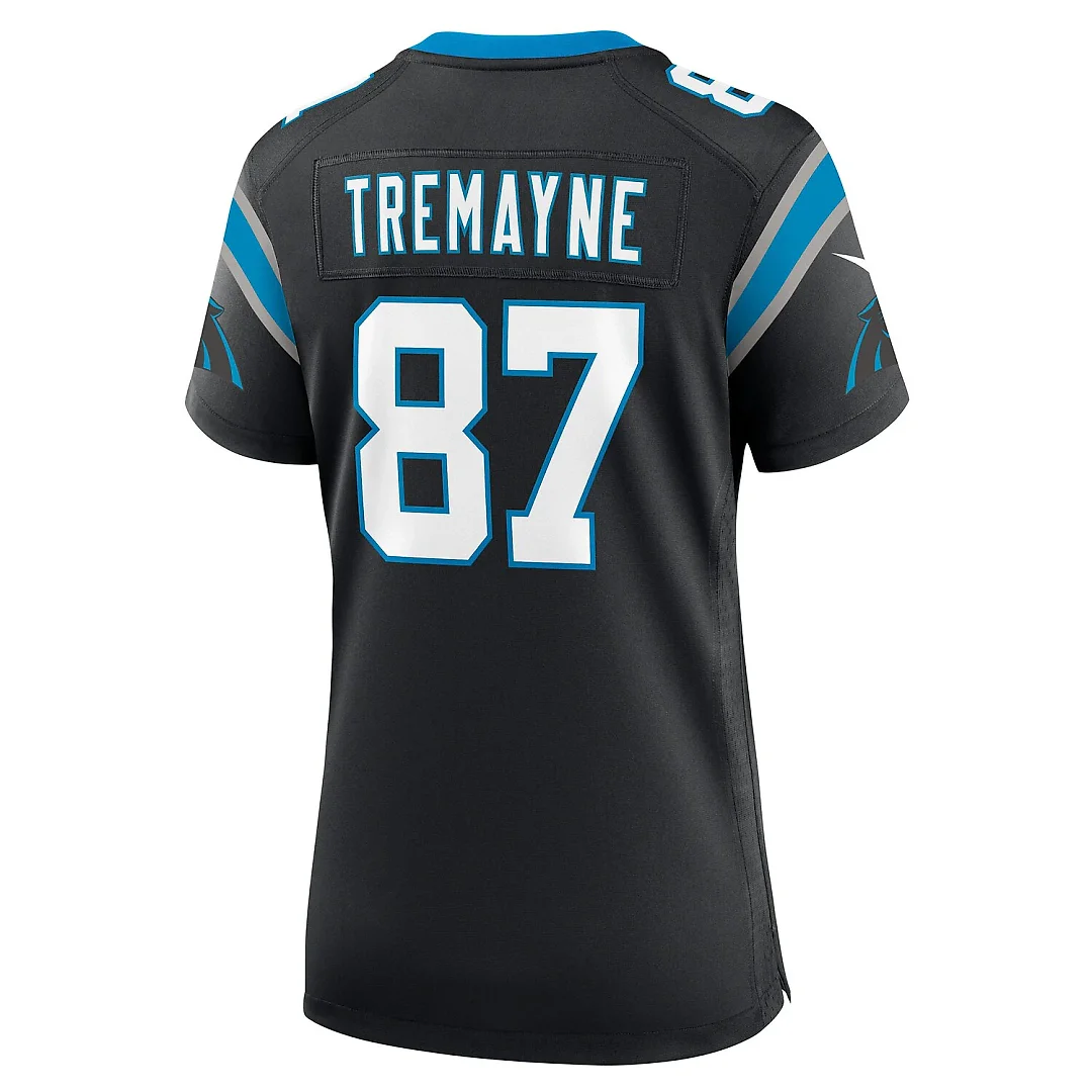 Zennovawear Brycen Tremayne Carolina Panthers Women's Team Game Jersey - Black
