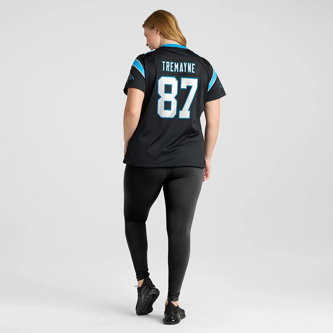 Zennovawear Brycen Tremayne Carolina Panthers Women's Team Game Jersey - Black