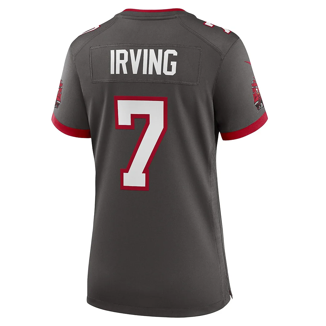 Zennovawear Bucky Irving Tampa Bay Buccaneers Women's Alternate Game Jersey - Pewter