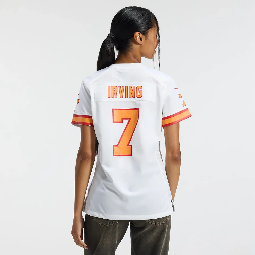 Zennovawear Bucky Irving '76 Tampa Bay Buccaneers Women's Game Jersey - White