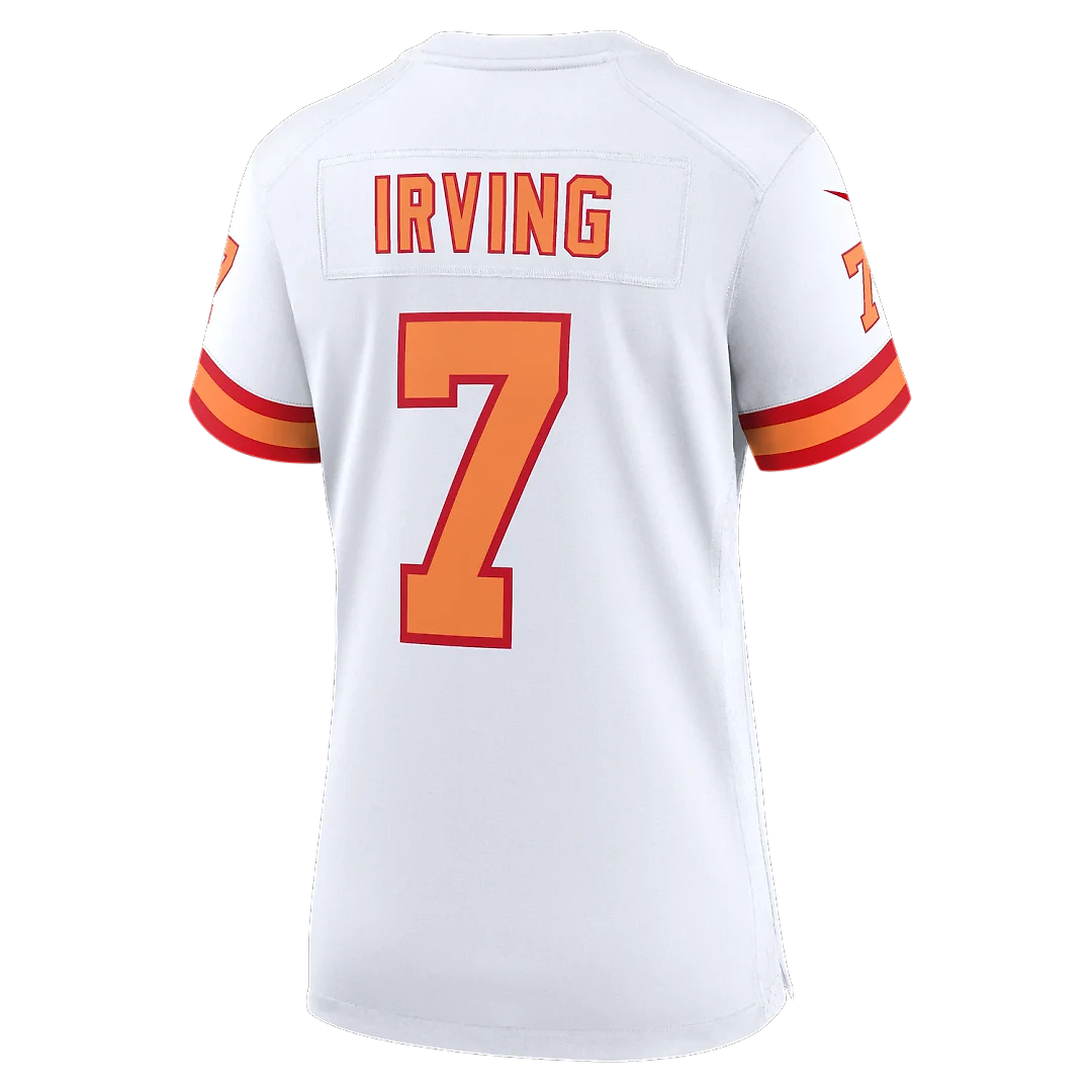 Zennovawear Bucky Irving '76 Tampa Bay Buccaneers Women's Game Jersey - White