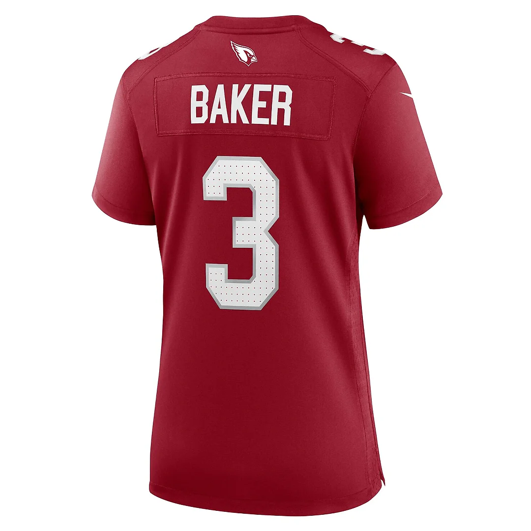 Zennovawear Budda Baker Arizona Cardinals Women's Team Game Jersey - Cardinal