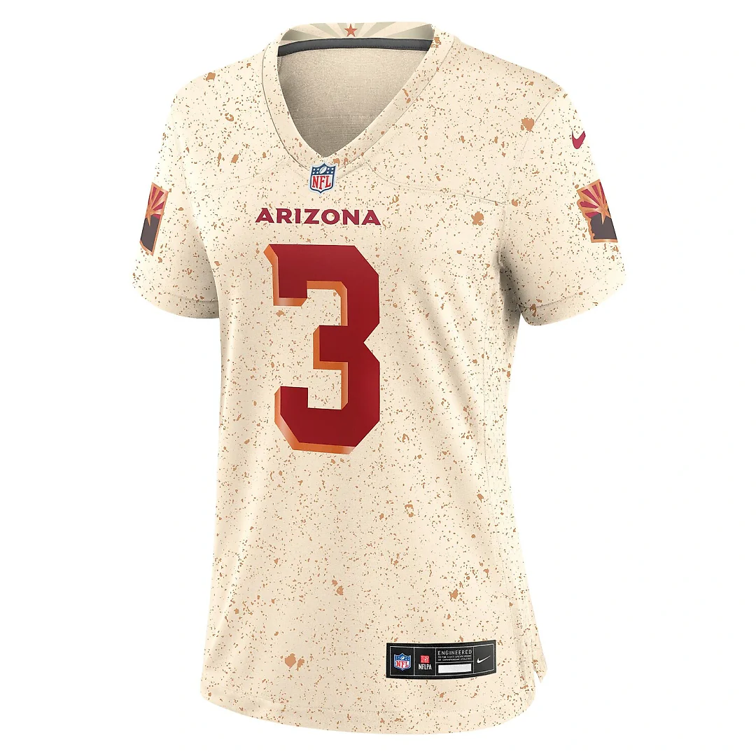 Zennovawear Budda Baker Arizona Cardinals Women's 2025 Rivalries Collection Game Jersey - Natural