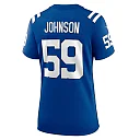 Zennovawear Buddy Johnson Indianapolis Colts Women's Team Game Jersey - Royal