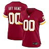 Zennovawear Washington Commanders Women's Custom Game Jersey - Burgundy