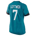 Zennovawear Byron Leftwich Jacksonville Jaguars Women's Retired Player Game Jersey - Teal