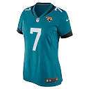 Zennovawear Byron Leftwich Jacksonville Jaguars Women's Retired Player Game Jersey - Teal