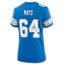 Zennovawear Cade Mays Detroit Lions Women's Team Game Jersey - Blue